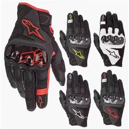 ALPINESTARS Guantes Moto SMX-1 AIR V2 Motocross Motorbike Motorcycle Racing Touch Screen Leather Carbon Fiber Moto Gloves