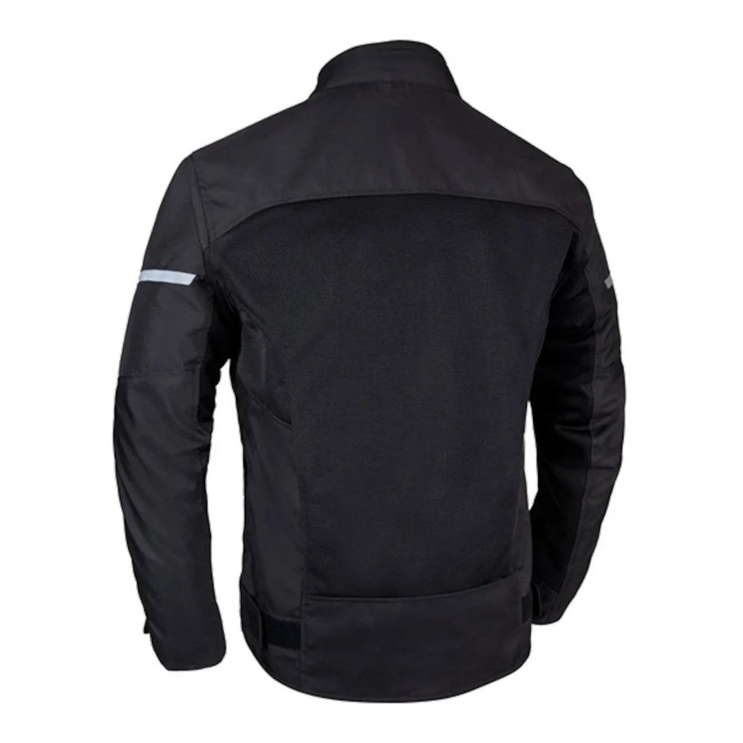 SM22410 Summer Spartan Air Men's Motorcycle Jacket Black/Grey Sized S to 3XL Ventilated Motorcycle