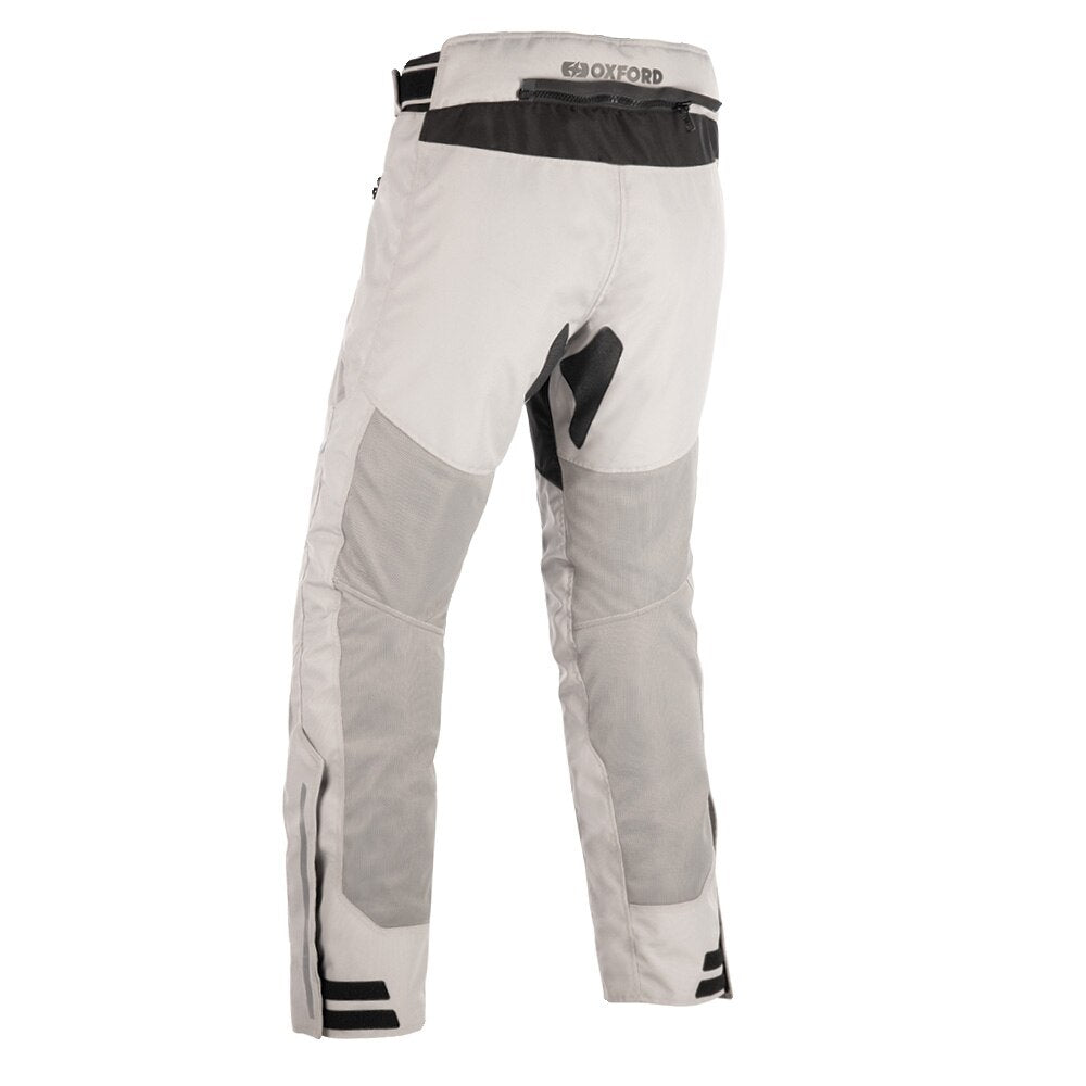 Oxford TM209302 Men/Male Summer Biker Pants, Aizona 1.o Model Arctic White or Black Size S to XXL Motorcycle