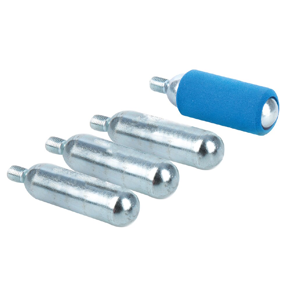 Oxford OX722-spare boats of CO2 (pack 4 units) motorcycle tire repair. Original CO2 cylinder Pack 4 units