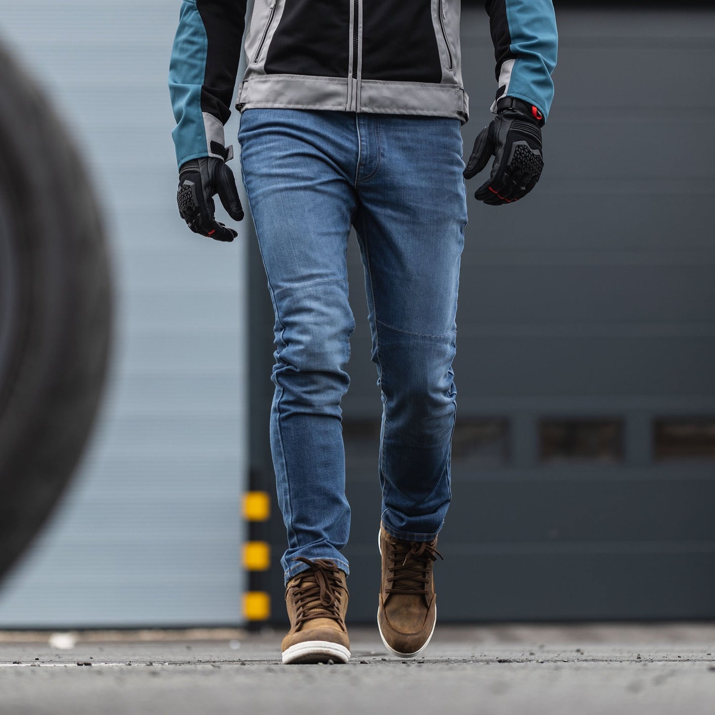 Oxford DM22910-denim jeans biker male/male slim cut indigo blue or worn size 30 to 40 motorcycle (waist measurements)