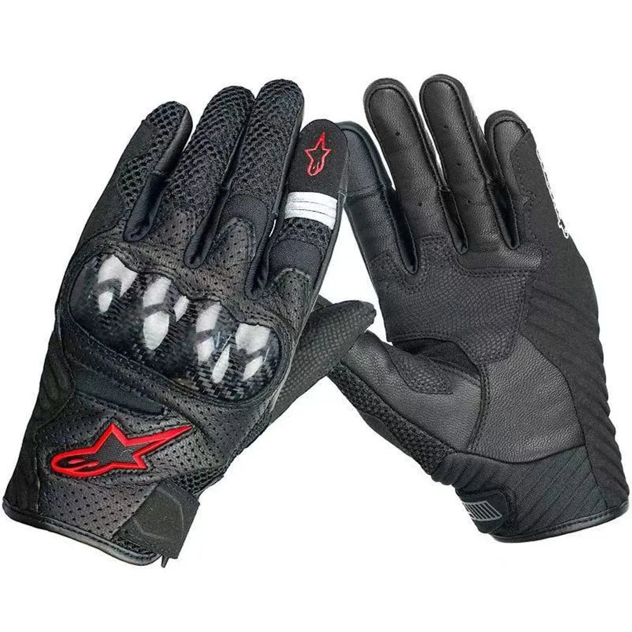ALPINESTARS Guantes Moto SMX-1 AIR V2 Motocross Motorbike Motorcycle Racing Touch Screen Leather Carbon Fiber Moto Gloves