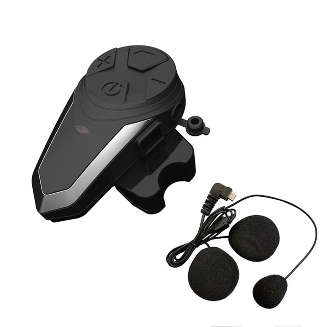 BT-S3 Motorcycle Helmet Intercom Headset Headphones BTS3 Motorbike Communication System FM Radio 3 Riders Walkietalkie