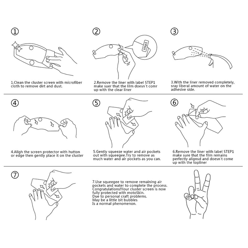 Cluster Scratch Protection Film Instrument Dashboard Cover Guard TPU for Honda crf1100l CRF1100 L CRF 1100L africa twin 2020