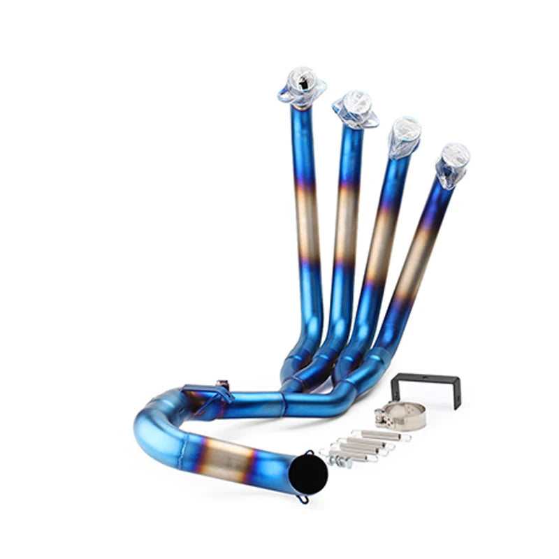 For HONDA CBR650 CB650R CB650F CBR650R Full Systems Motorcycle Exhaust Muffler Slip on Front Pipe with sc exhaust 2014-2021