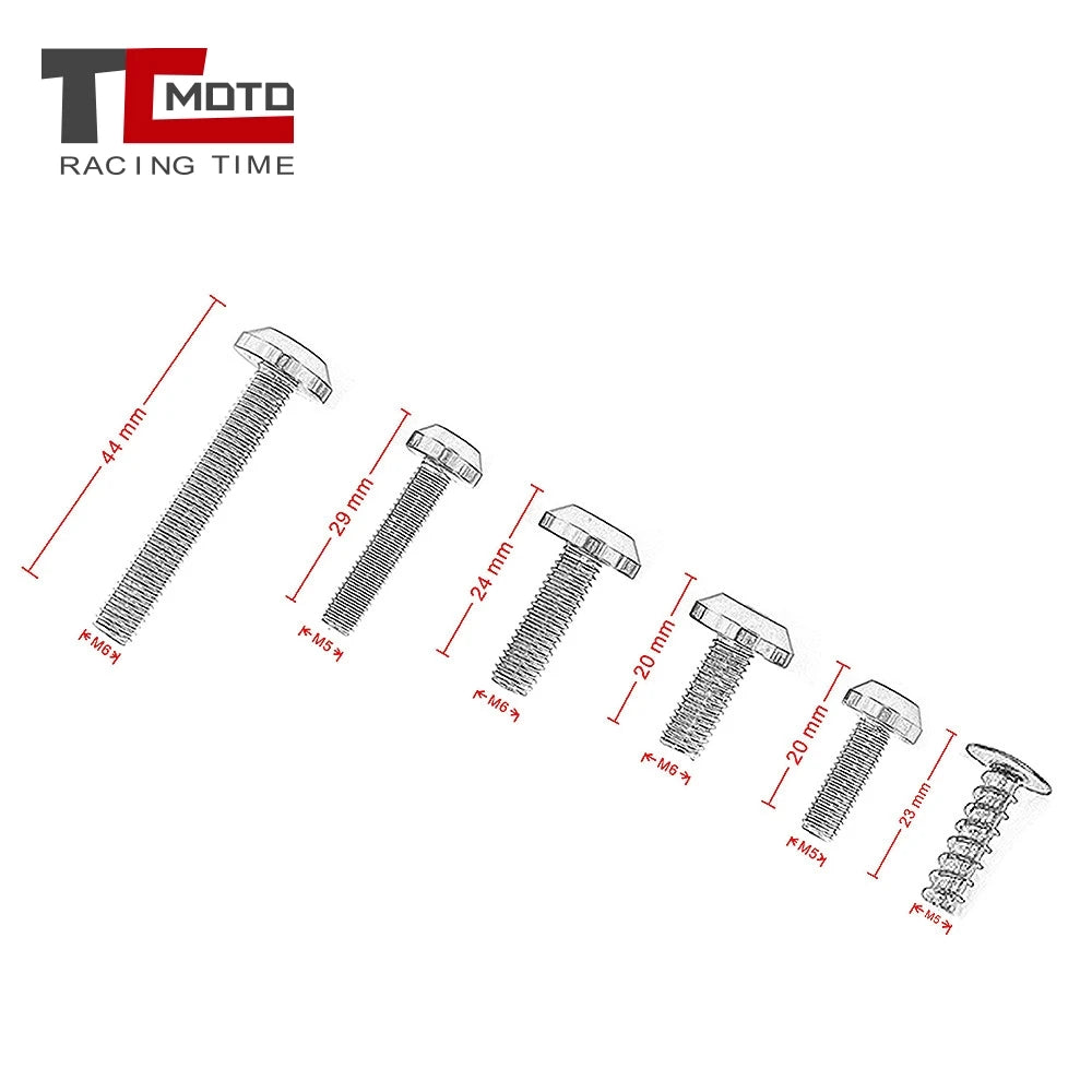 Fairing Bolts Bodywork Screws Nut For Suzuki GSXR 600 1000 Bandit 1200 1250S V-Strom SV Hayabusa RG GS Katana 750 GSX TL 1000S