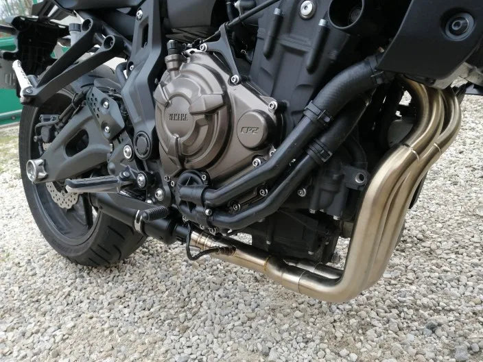 Motorcycle Full Exhaust System sc Muffler Pipe For Yamaha MT-07 FZ-07 MT07 FZ07 MT 07 2014-2021 XSR700 2014 - 2023