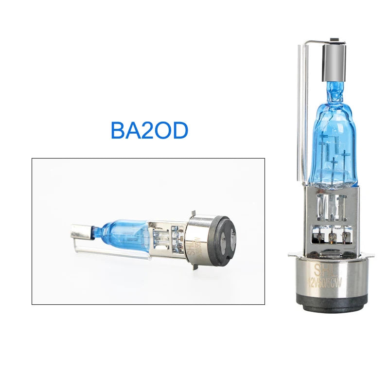 New super bright xenon H4 BA20D P15D motorcycle headlight bulbs halogen scoote car auto lamp for cafe racer ktm exc