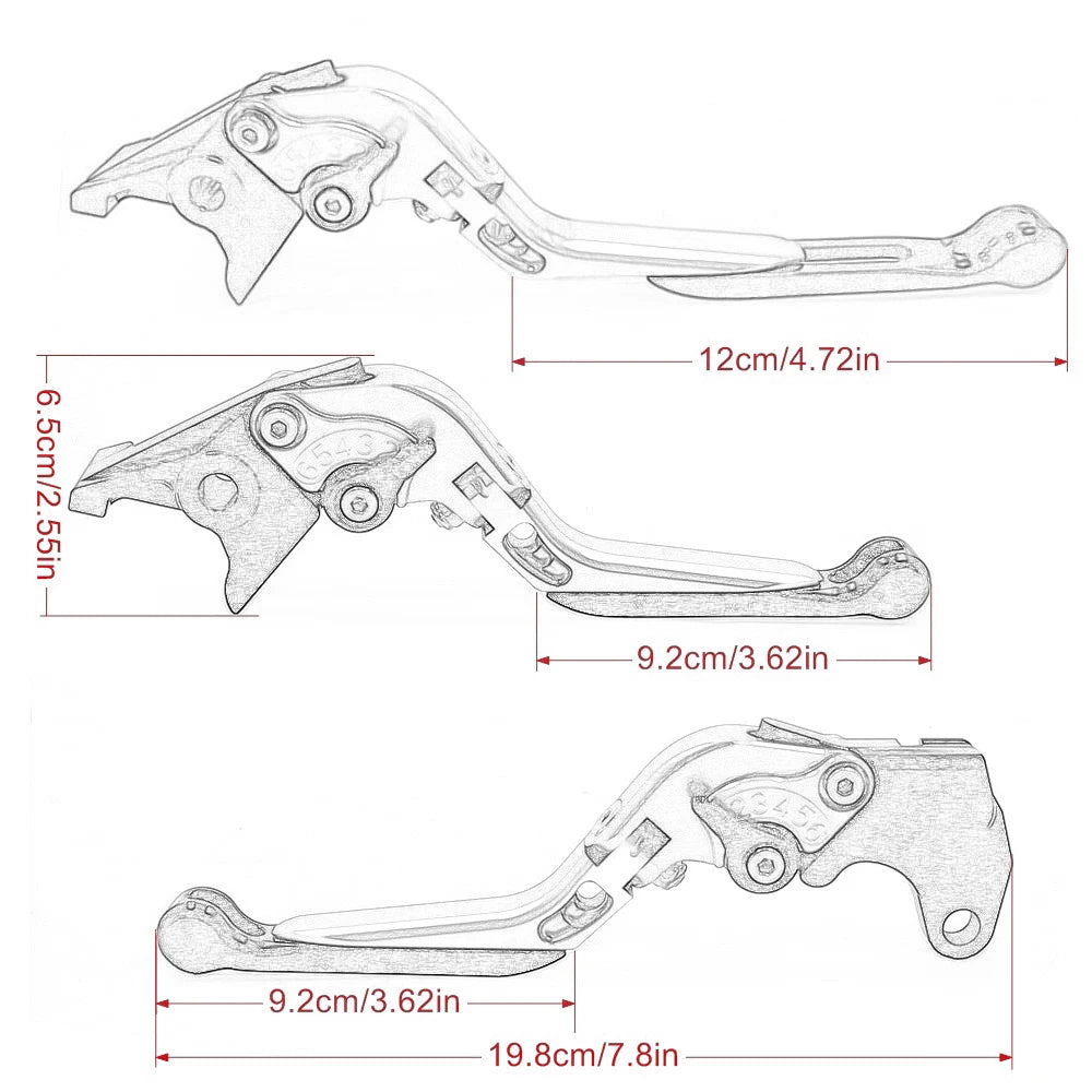 Tracer700gt Brake Clutch Levers CNC Handle Adjustable Extendable Handbrake Lever For Yamaha Tracer 700 gt TRACER 700GT 2018-2021
