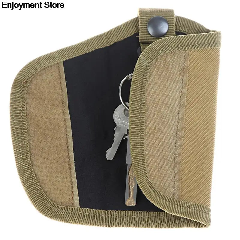 Outdoor Military Molle Pouch Belt Tactical EDC Key Wallet Small Pocket Keychain Holder Case Waist Pack Bag