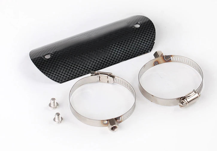Motorcycle Exhaust pipe Muffler tube Cover Carbon Fiber Color Protector Heat Shield Cover Guard