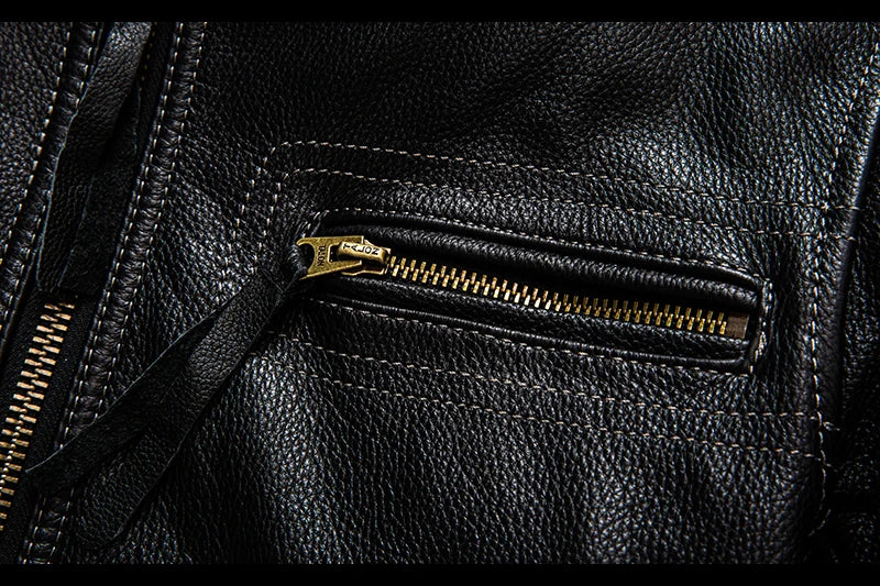 Free shipping. Brand new Pro motor biker real leather jacket.black men rider cowhide coat.quality leather cloth cuero natural