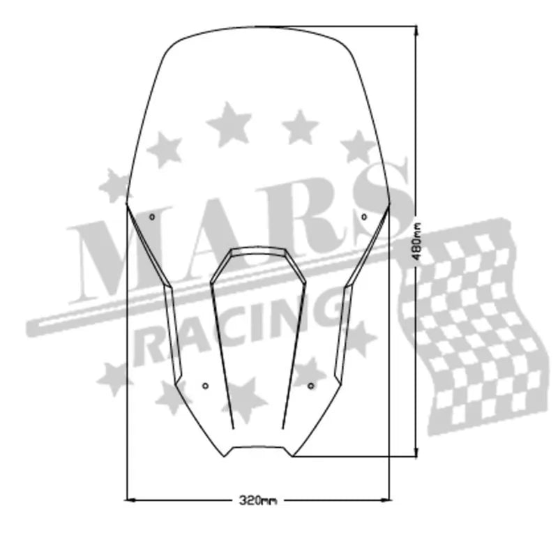 Motorcycle Sport Touring Windshield WindScreen Fits Sport Screen Honda CRF1100L AFRICA TWIN ADVENTURE SPORTS 2020 2021 2022 2023