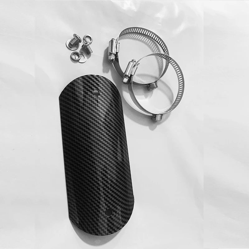 Universal Motorcycle Exhaust Pipe Protector Heat Shield Cover Guard Anti-scalding