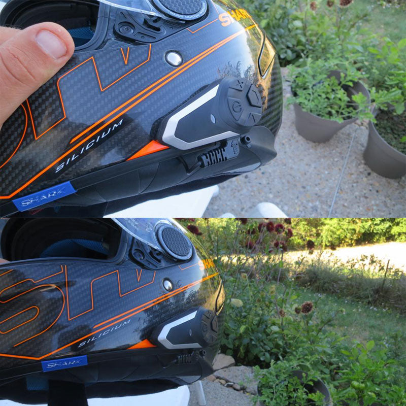 BT-S3 Motorcycle Helmet Intercom Headset Headphones BTS3 Motorbike Communication System FM Radio 3 Riders Walkietalkie