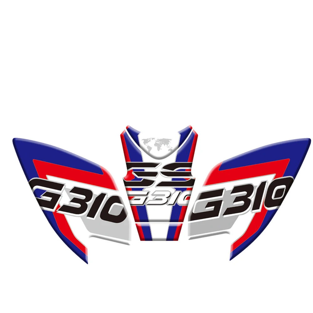 For BMW G310GS G 310GS G 310 GS 2018-2019 Motorcycle 3D Tank Pad Protective Decal Sticker Decorative Stickers Protector