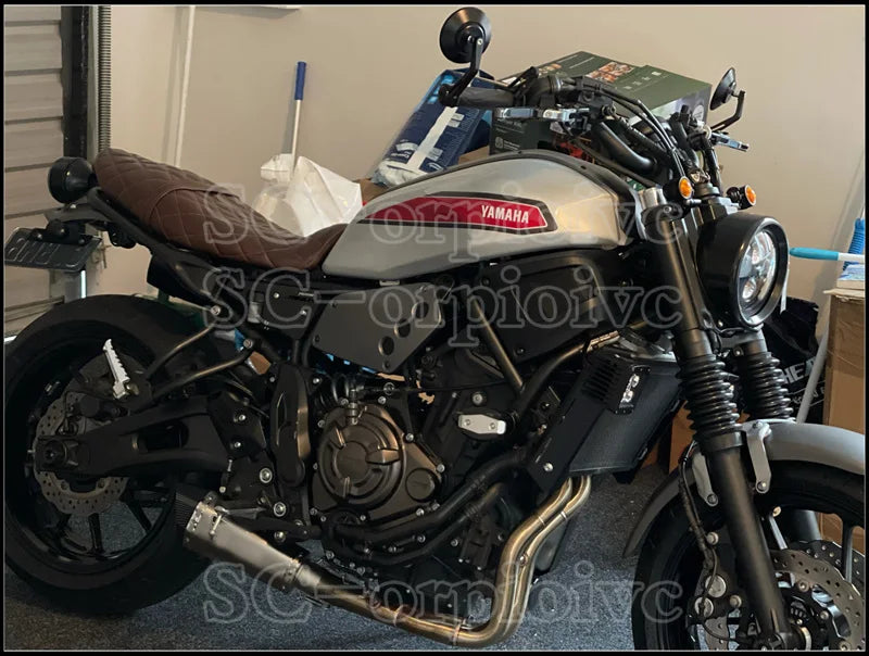 MT-07 FZ-07 Full Motorcycle Exhaust System Escape Moto Slip on For Yamaha MT07 FZ07 2014-2021 MT 07 TRACER 700 Xsr700 2016-2019