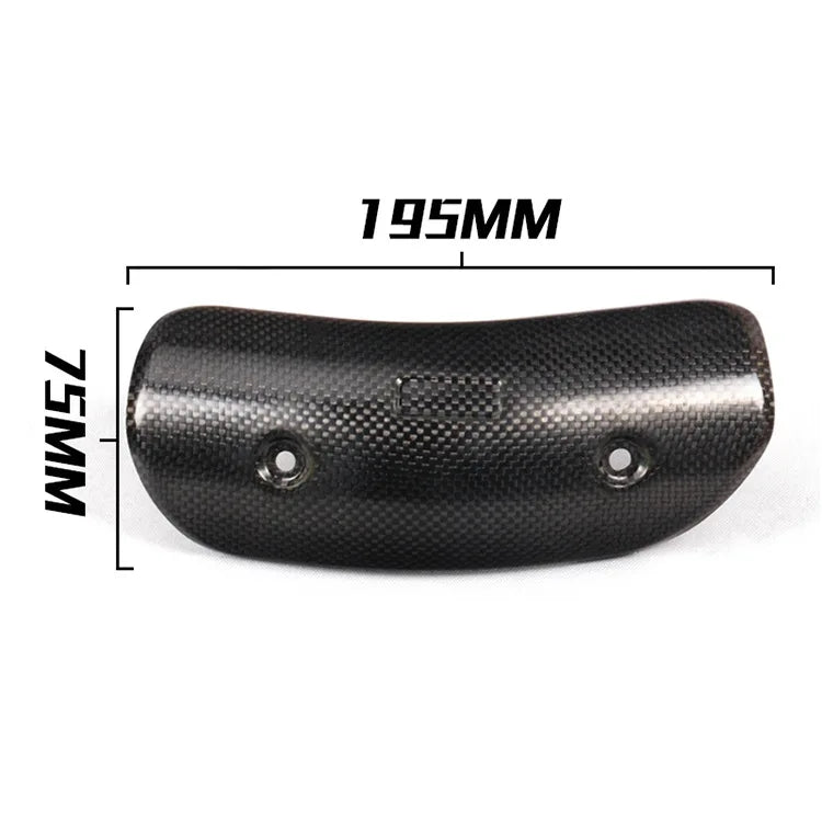 Motorcycle Exhaust Pipe Carbon Fiber Protector Heat Shield Cover Guard Anti-scalding Cover For CB650F MT07 TMAX530 CB400 XMAX300