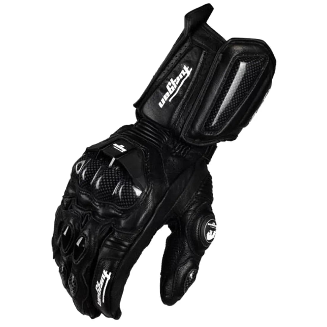 Furygan AFS 10 Motorcycle Gloves Long Knight Carbon Fiber Drop Protection Leather Wear Breathable Riding Glove