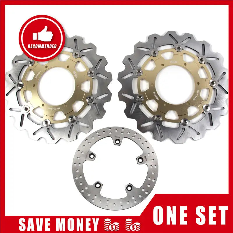 Arashi 1 Set For BMW F 800 GS 2009 - 2015 CNC Front Rear Brake Disc Brake Rotors 2010 2011 2012 2013 2014 F800GS F800 GS F700GS