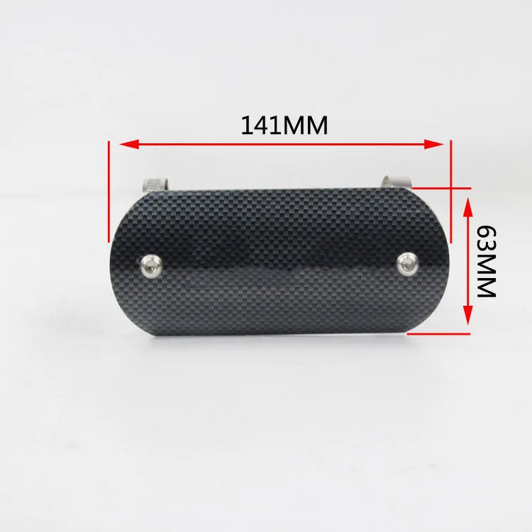 Motorcycle Exhaust Pipe Carbon Fiber Protector Heat Shield Cover Guard Anti-scalding Cover For CB650F MT07 TMAX530 CB400 XMAX300
