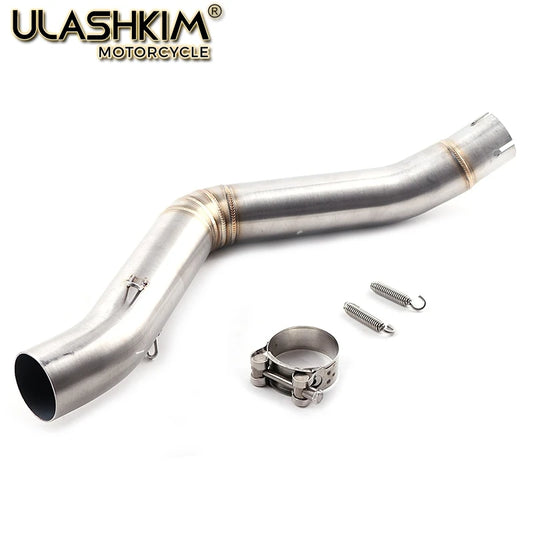 TRK502 Motorcycle Muffler Pipe   Racing Full Exhaust System Middle Link Pipe Slip On For Benelli TRK 502 DB-Killer
