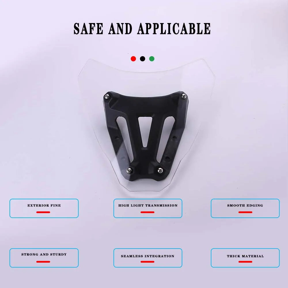 Motorcycles New Windshield FOR YAMAHA MT07 Accessories MT 07 2021 Windscreen Air Wind Deflector Transparent