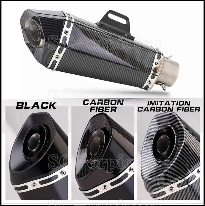 MT-07 FZ-07 Full Motorcycle Exhaust System Escape Moto Slip on For Yamaha MT07 FZ07 2014-2021 MT 07 TRACER 700 Xsr700 2016-2019