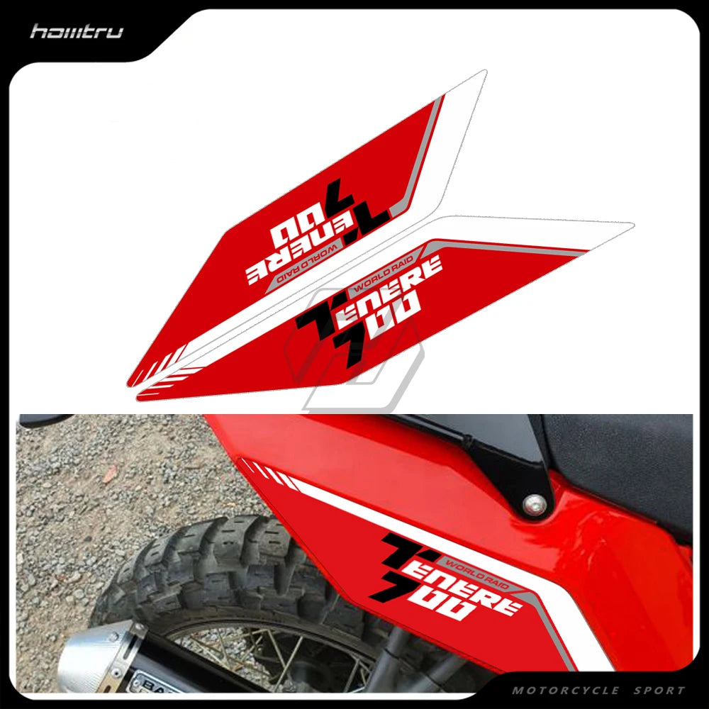Motorcycle Sticker Anti-UV Case for Yamaha Tenere 700 2019-2021 One Set