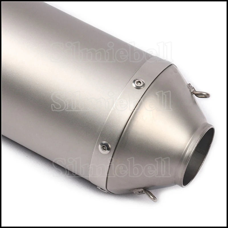 Universal 51mm Motorcycle leovince Exhaust Modify Motocross Carbon Fiber Exhaust Muffler slip on For FZ8 CBR250 CB500 MT07 Z900