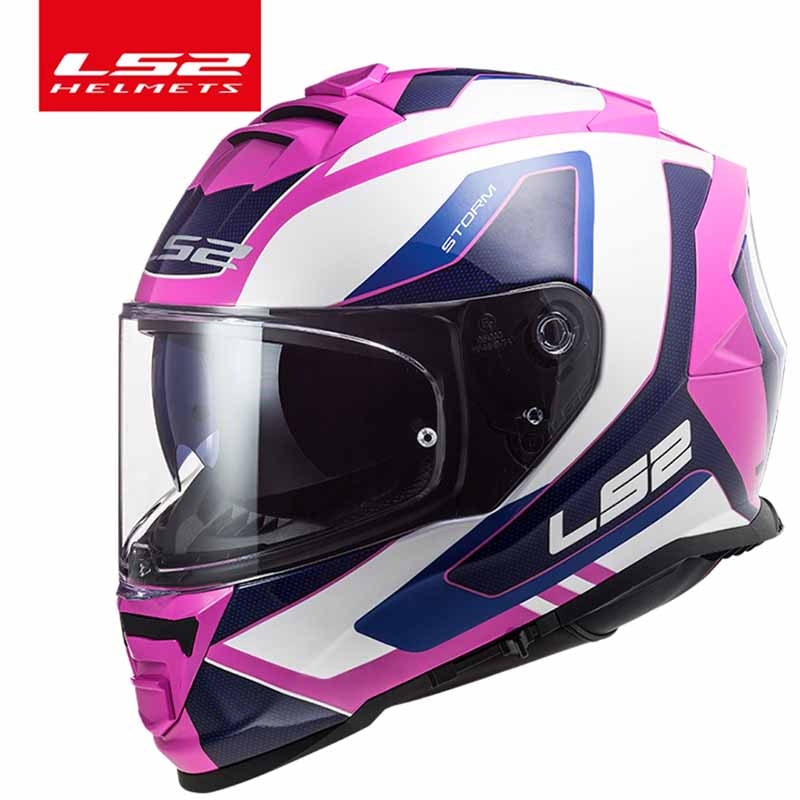 Original LS2 FF800 motorcycle helmet ls2 STORM full face Helmet kaciga casco moto capacete with fog-free system