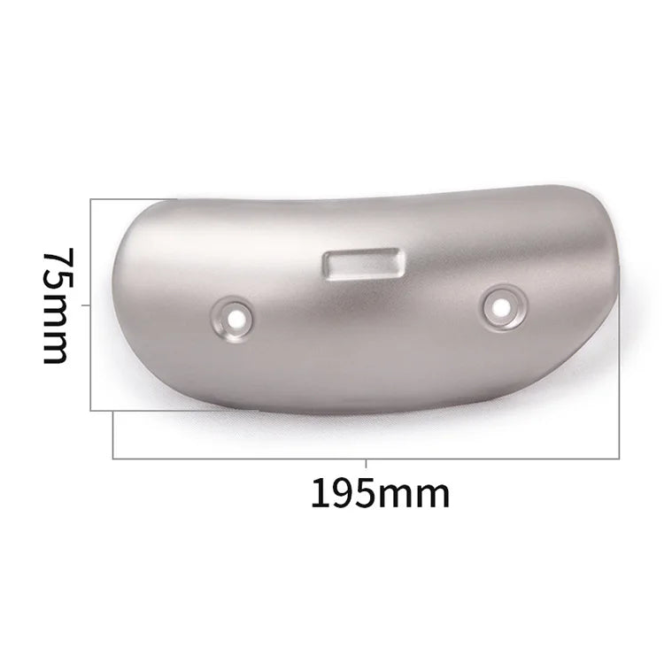 Motorcycle Exhaust Pipe Carbon Fiber Protector Heat Shield Cover Guard Anti-scalding Cover For CB650F MT07 TMAX530 CB400 XMAX300