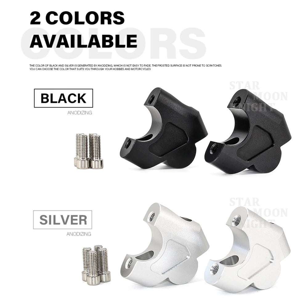 Motorcycle Accessories Handlebar Riser Clamp For Honda CB500X CB 500 400 X CB500F CB400X CB400F Handle Bar Drag Extend Adapter