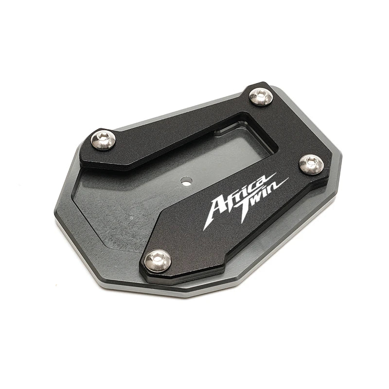 Motorcycle Kickstand Enlarger Side Stand Extension Pad Valve Caps For Honda Africa Twin CRF1100L CRF 1100 L 2020 2021 2022 2023