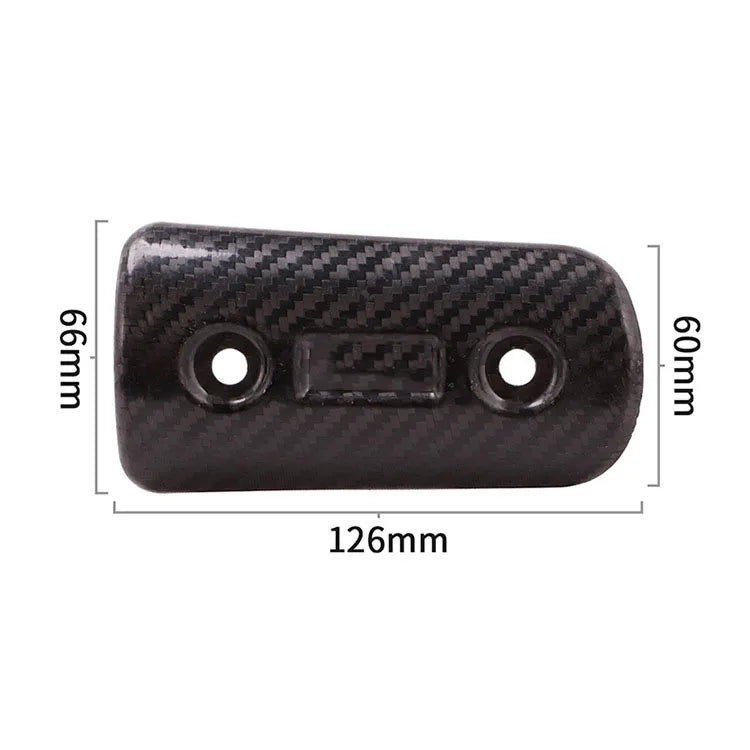 Motorcycle Exhaust Pipe Carbon Fiber Protector Heat Shield Cover Guard Anti-scalding Cover For CB650F MT07 TMAX530 CB400 XMAX300