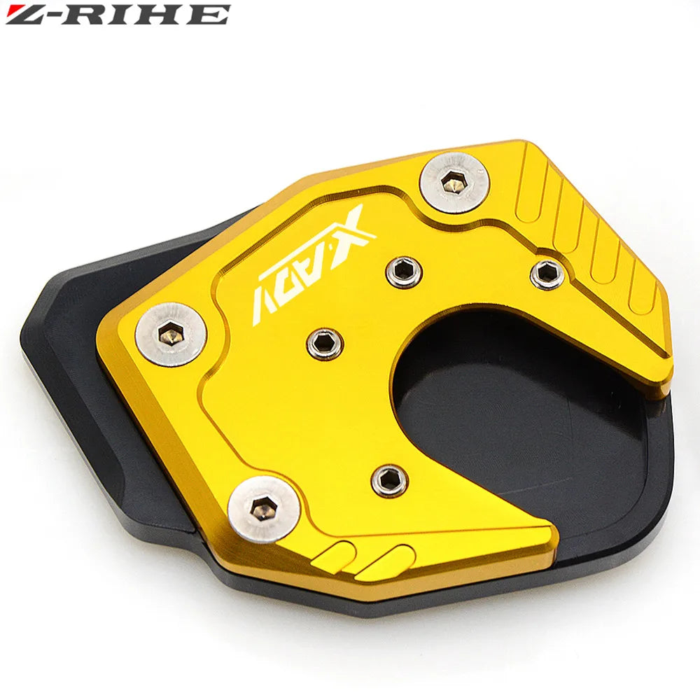 For Honda X-ADV X ADV XADV ampliar 2017 2018 Motorcycle Kickstand Extension Side Stand Plate Pad Enlarger XADV