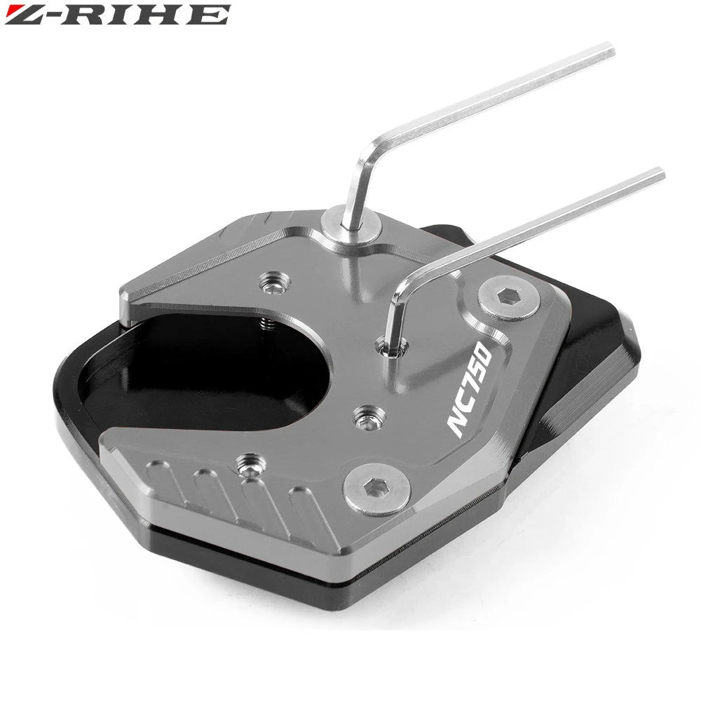 For HONDA NC750X NC 750X NC750 X 2017 2018 2019 Aluminum Kickstand Sidestand Stand Extension Enlarger Pad Accessories NC750