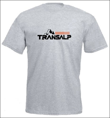 New 2019 Summer Men'S 100% Cotton T Shirt Man Short Sleeve Transalp T-Shirt For Motorcycle Fans Motorcycle retro Tee Shirts