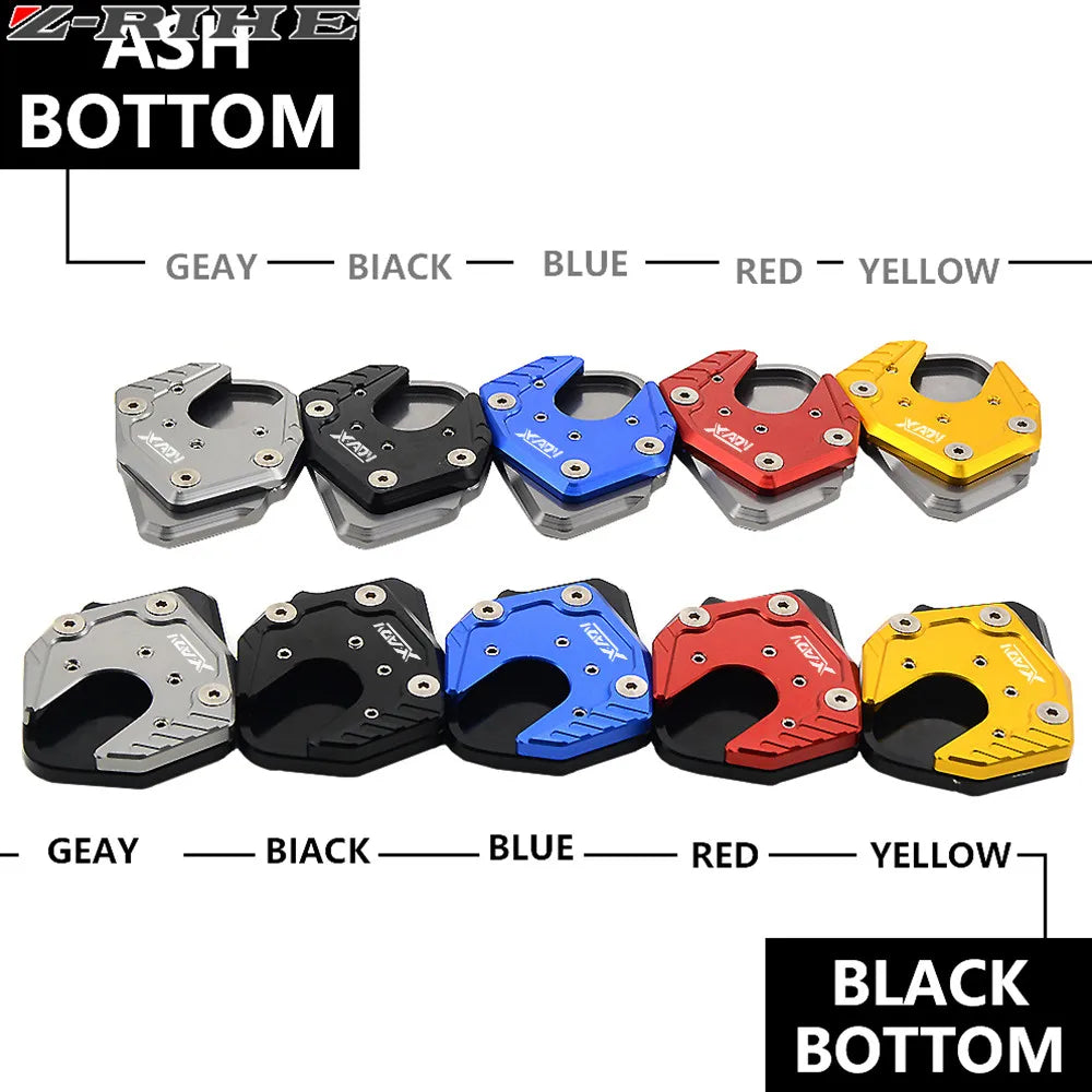 For Honda X-ADV X ADV XADV ampliar 2017 2018 Motorcycle Kickstand Extension Side Stand Plate Pad Enlarger XADV