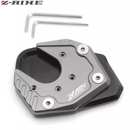 For Honda X-ADV X ADV XADV ampliar 2017 2018 Motorcycle Kickstand Extension Side Stand Plate Pad Enlarger XADV