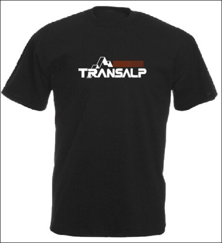 New 2019 Summer Men'S 100% Cotton T Shirt Man Short Sleeve Transalp T-Shirt For Motorcycle Fans Motorcycle retro Tee Shirts