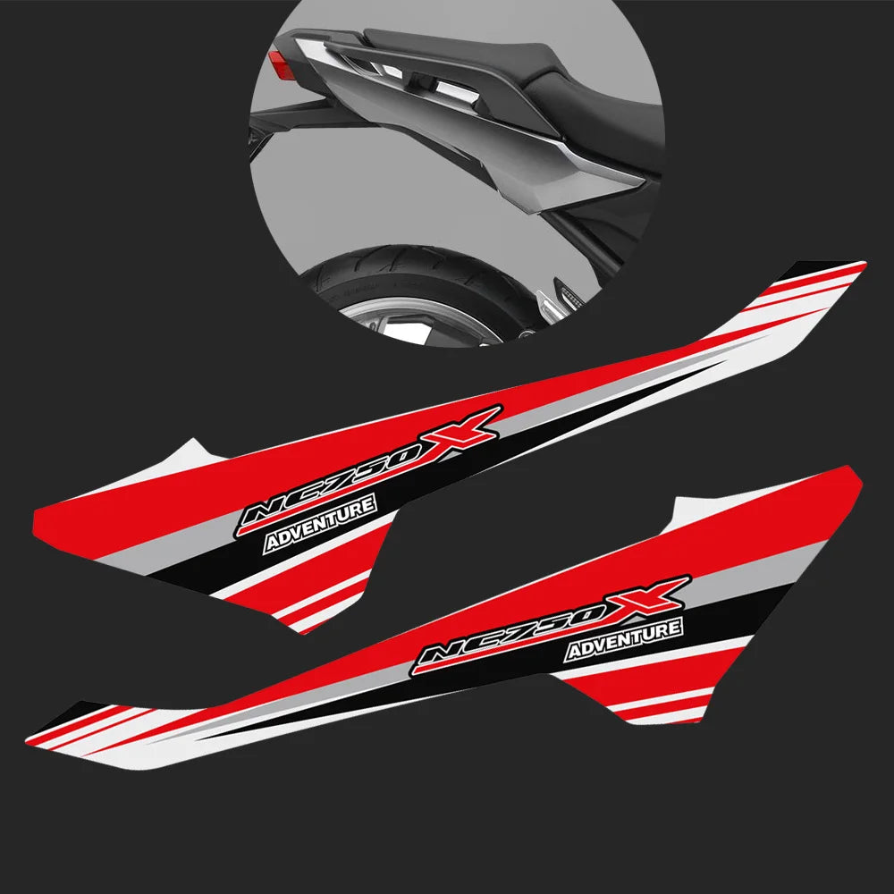 Stickers Kit Decals Cases For Honda NC750X NC 750X 750 X Fairing Cover Fender Protection Motorcycle Tank Pad Protector Tankpad
