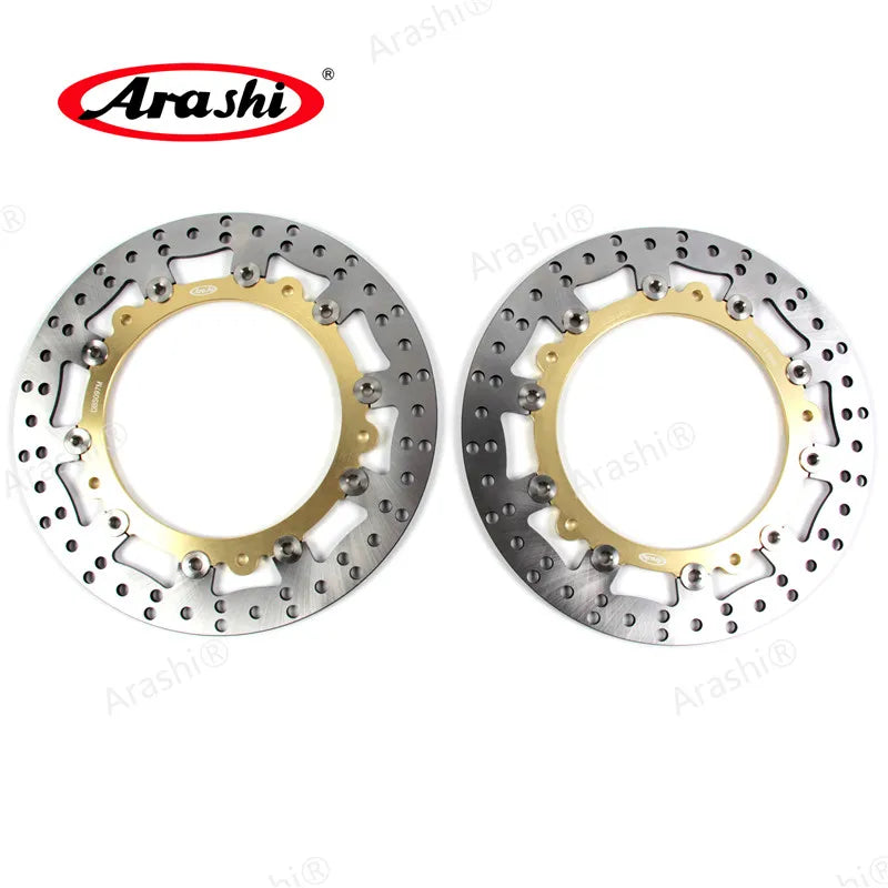 Arashi 2PCS For BMW R1200GS ABS 2013 2014 2015 2016 2017 2018 CNC Floating Front Brake Discs Rotors R 1200 GS R1200 Accessories