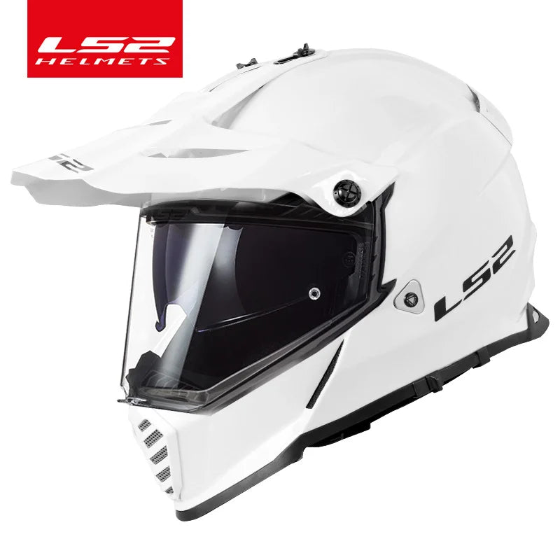 LS2 PIONEER EVO Motocross Helmet double lens ls2 MX436 off-road motorcycle helmets capacete moto casco casque
