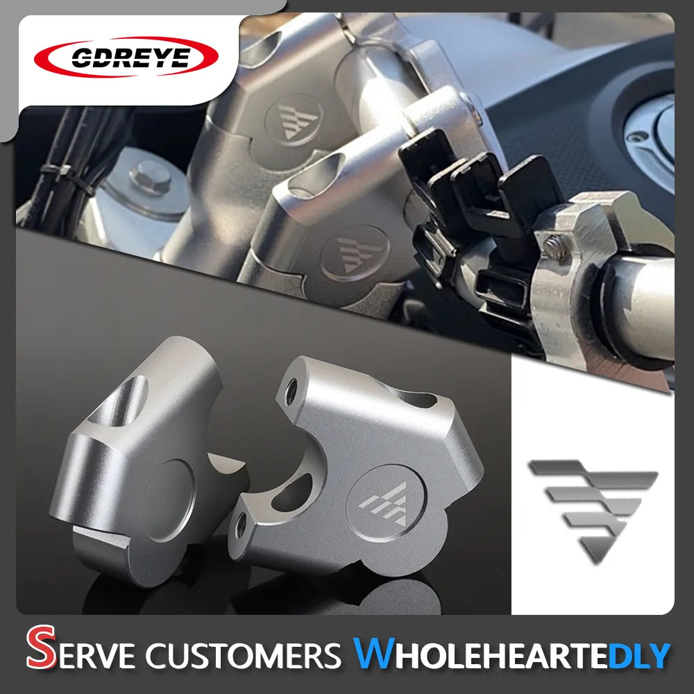 For Loncin VOGE 500DS 650DS 500 DS 650 DS Accessories Motorcycle Handlebar Riser Mount Handle Clamp Handle Bar Risers Adapter