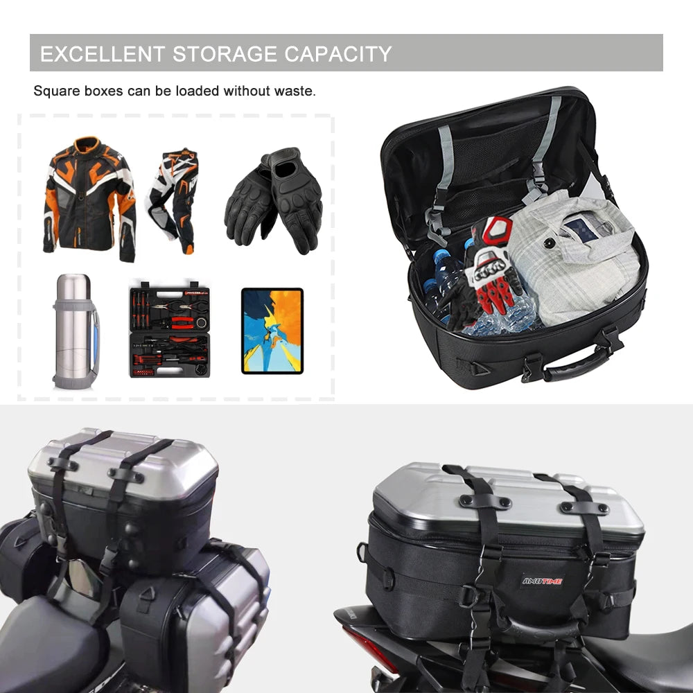 Motorcycle Tail Bag Seat Pack Multifunctional Bag Luggage Rack Universal For R1200GS For Yamaha MT07 R1 R3 For Honda CBR600RR