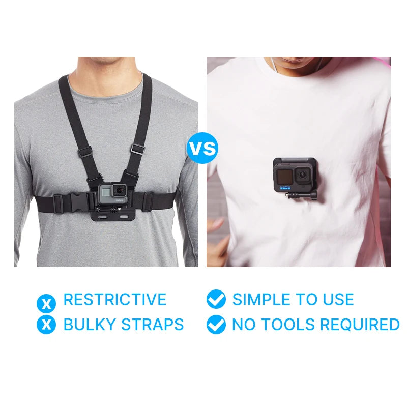 Ulanzi GP-16 Quick Release Adapter Magnetic Base Mout GoPro Accessories for GoPro Hero 12/11/10/9/8/7/6/5/4 Max DJI Osmo Action