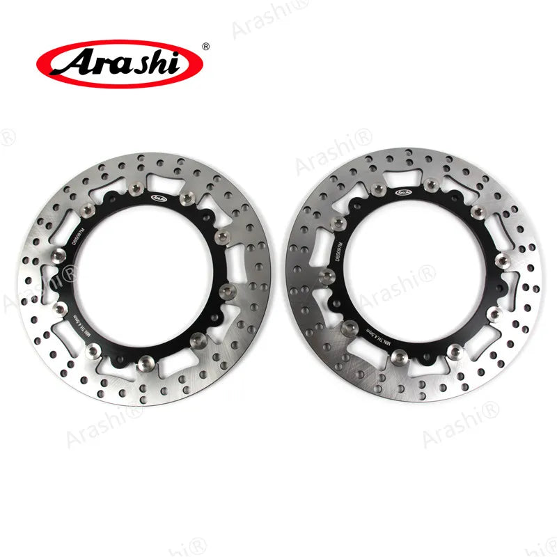 Arashi 2PCS For BMW R1200GS ABS 2013 2014 2015 2016 2017 2018 CNC Floating Front Brake Discs Rotors R 1200 GS R1200 Accessories