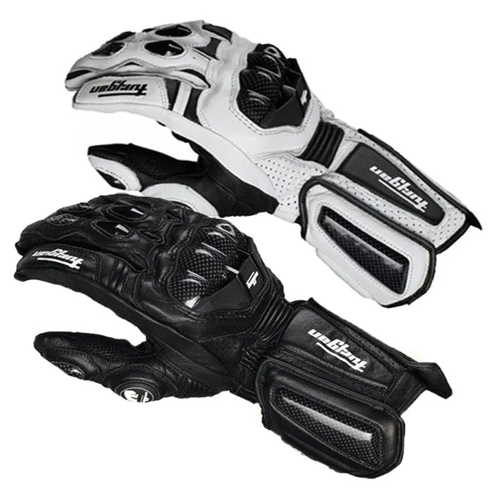 Furygan AFS 10 Motorcycle Gloves Long Knight Carbon Fiber Drop Protection Leather Wear Breathable Riding Glove