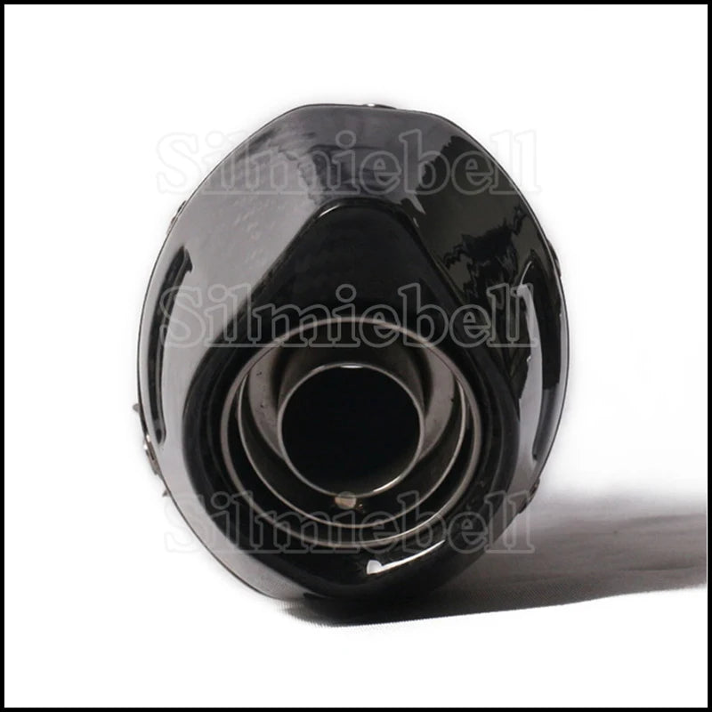 Universal 51mm Motorcycle leovince Exhaust Modify Motocross Carbon Fiber Exhaust Muffler slip on For FZ8 CBR250 CB500 MT07 Z900